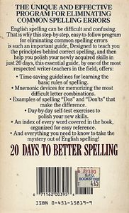 20 Days to Better Spelling