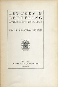 Letters & Lettering