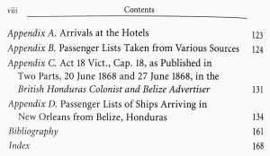 Confederate Settlements in British Honduras