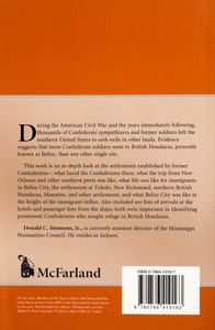 Confederate Settlements in British Honduras