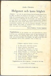 Helgonet och hans höghet