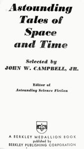 Astounding Tales of Space and Time