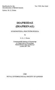 Diapriidae (Diapriinae) Hymenoptera, Proctotrupoidea