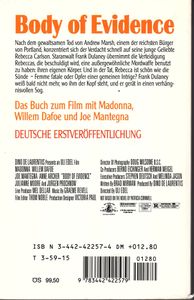 Die nackte Wahrheit - Roman zum Film Body of Evidence