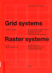 Grid systems in graphic design / Rastersysteme für die visuelle Gestaltung
