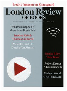 London Review of Books 8 November 2018