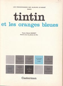 Tintin Et Les Oranges Bleues