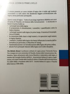 Logica. Lezioni Di Primo Livello