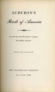 Audubon's Birds of North America