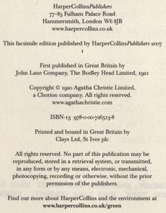 The Mysterious Affair at Styles