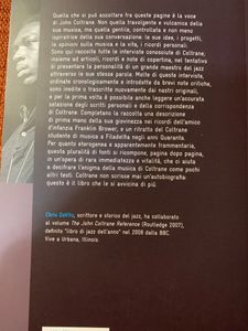 Coltrane Secondo Coltrane, Tutte Le Interviste