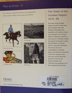 The Army of the German Empire 1870-88