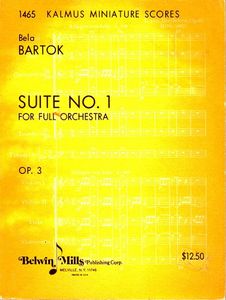 Suite No. 1 for Full Orchestra, Op.3