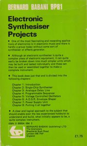 Electronic Synthesiser Projects