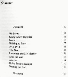 Frieda Lawrence (Including Not I, But the Wind)