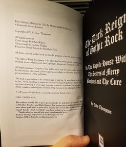 The Dark Reign Of Gothic Rock: In The Reptile House With The Sisters Of Mercy, Bauhaus And The Cure