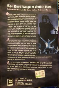 The Dark Reign Of Gothic Rock: In The Reptile House With The Sisters Of Mercy, Bauhaus And The Cure