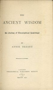 The Ancient Wisdom