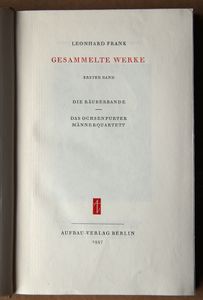 Gesammelte werke in sechs banden