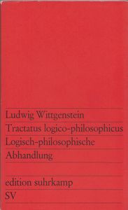 Tractatus logico-philosophicus / Logisch-philosophische Abhandlung
