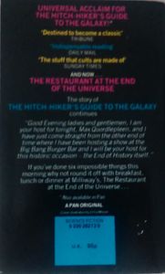 The Restaurant at the End of the Universe