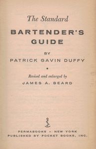 The Standard Bartender's Guide