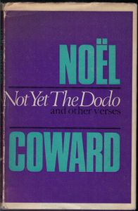 Not Yet the Dodo and Other Verses