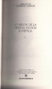 Lo Mejor De La Ciencia Ficción Soviética I