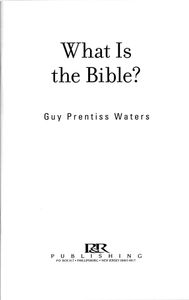 What Is the Bible?