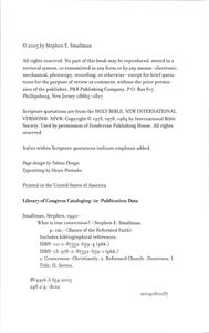 What Is True Conversion?