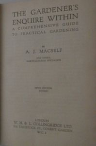 The Gardener's Enquire Within
