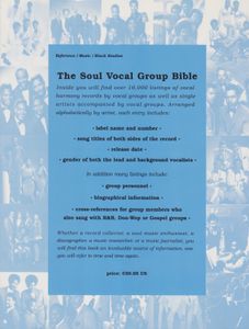 Soul Harmony Singles 1960-1990