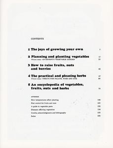 Vegetables and Fruits
