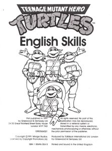 Teenage Mutant Hero Turtles English Skills