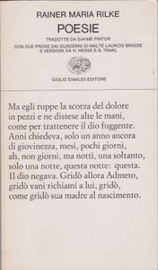 Poesie. Con due prose dai Quaderni di Malte Laurids Brigge e versioni da H. Hesse e G. Trakl