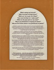 A Gardeners Guide to Pest Prevention and Control in the Home and Garden