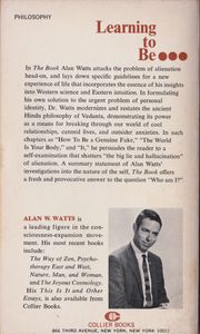 The Book: On the Taboo Against Knowing Who You Are
