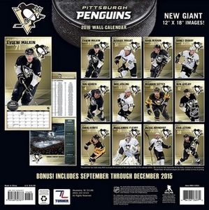 Pittsburgh Penguins 2016 Team Wall Calendar