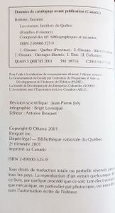 Les oiseaux familiers du Québec