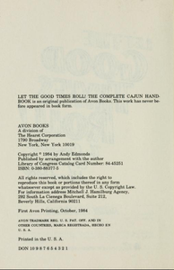 Let the Good Times Roll! The Complete Cajun Handbook