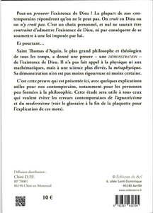 Dieu existe-t-il ? - Les preuves de l'existence de Dieu