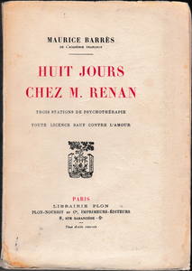Huit jours chez M. Renan