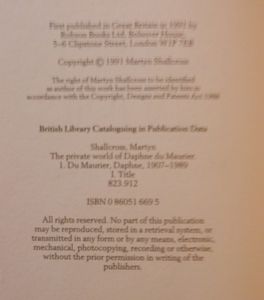 The Private World of Daphne du Maurier