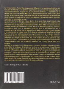 Sáenz De Oíza y Torres Blancas: Una Torre En Plural