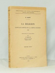 La Religion Dans Les Limites De La Simple Raison