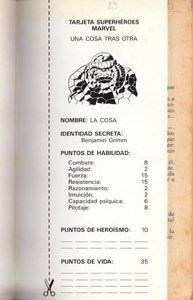 La Cosa. Una Cosa Tras Otra