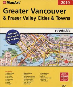 Greater Vancouver & Fraser Valley Cities & Towns: Streetguide