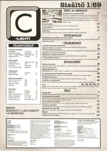 C-lehti 1/89