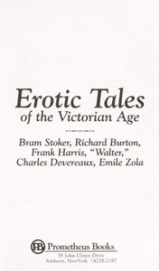 Erotic Tales of the Victorian Age