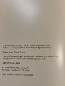 Il Tesoro D'Italia. Il Tesoro D'Italia. La Lunga Avventura Dell'Arte